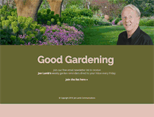Tablet Screenshot of gardenandoutdoorliving.com